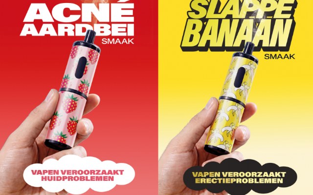 APS Group waarschuwt vapende jongeren voor 'Slappe Banaan' 