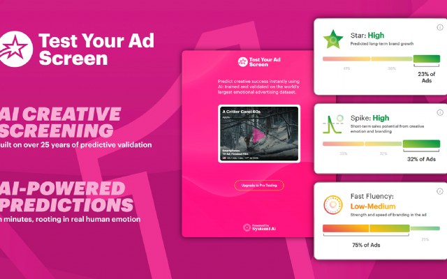 System1 lanceert Test Your Ad Screen: AI-screening getraind op menselijke emotionele reacties