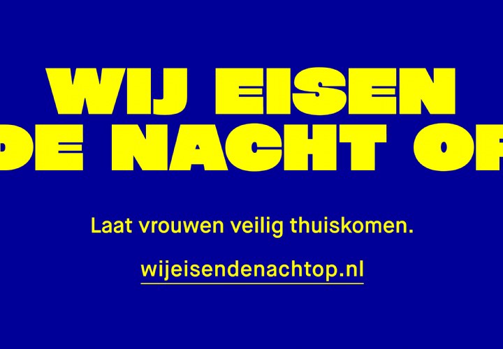 'Wij eisen de nacht op' keert terug in het straatbeeld