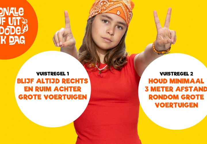 Morgen vindt voor de derde keer de Nationale Blijf uit de Dode Hoek dag plaats