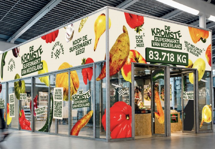 No Waste Army opent 'Kromste Supermarkt' op Utrecht Centraal
