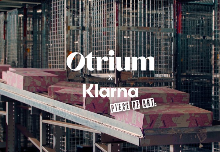 Otrium en Klarna verpakken samenwerking in 500 meter kunst