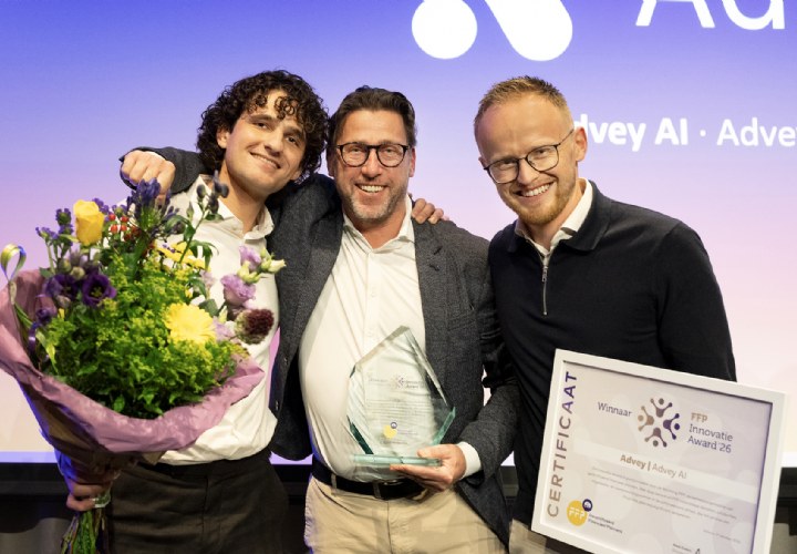 Advey AI overtuigt jury unaniem voor FFP Innovatie Award 2026